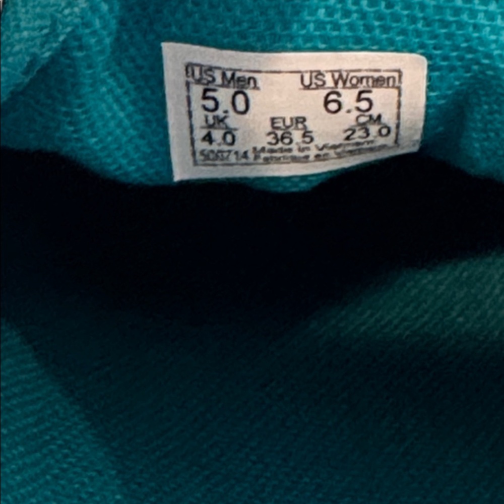 VANS Era Stacked/Platform Sneaker In Wavy Daze Tile Blue Size 6.5 Like New! - Picture 8 of 8